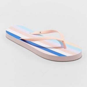 Women's Sara Stripe Flip Flops